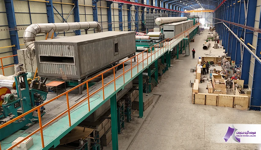 انبار ورقهای فولادی